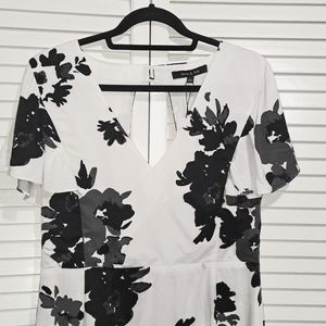 Floral V neck maxi Dress